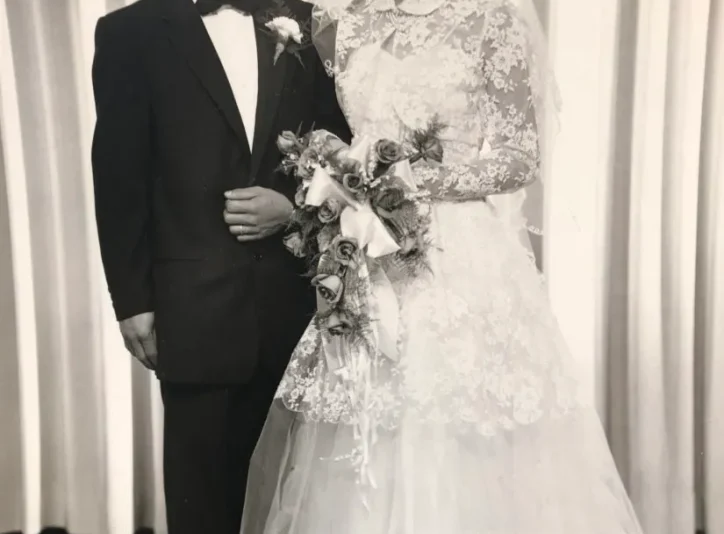 My mom and dad on Oct. 14, 1957